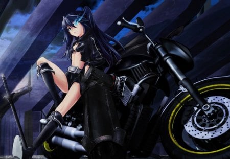 B.R.S(black rock shooter) - black, b, r, shooter, rock, s