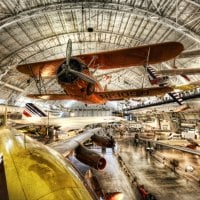 beautiful airplane museum hdr