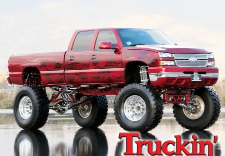 Truckin - chevy 4x4, automotive, truckin