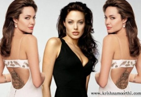 Untitled Wallpaper - angelina jolie, tatoo