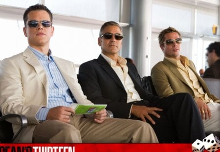 Untitled Wallpaper - brad pitt, matt damon, george clooney, oceans thirteen