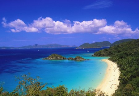 trunk bay  us virgin islands - trunk bay, virgin islands, beach, beautifull