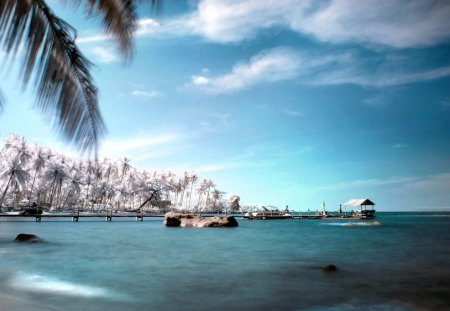 Twilight - beach, nature, calm, landscape