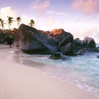 Virgin Gorda Island at Sunset British Virgin Islands West Indies