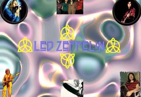 Led Zeppelin - rock and roll, heavy, collage, band, classic rock