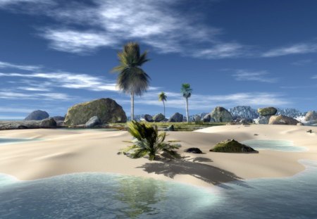 Paradise beach - beaches, nature