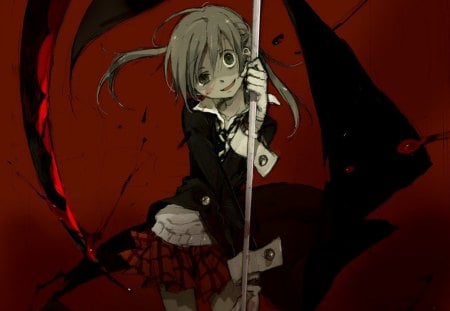 Scary maka - maka, blood, sword, cool