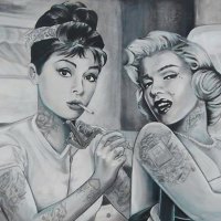 Audrey and Marilyn