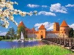 Castle in spring