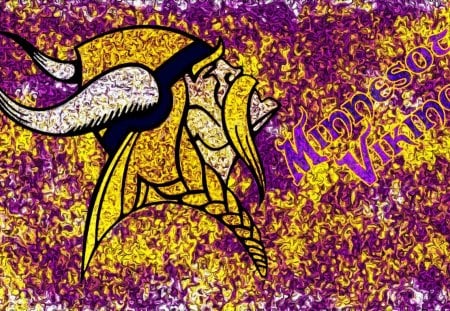 Phychedelic Viking - nfl, vikings, background, minnesota vikings, wallpaper, minnesota