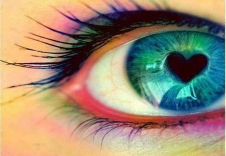 Coloured Lens - love, lens, blue, big, coloured, eye