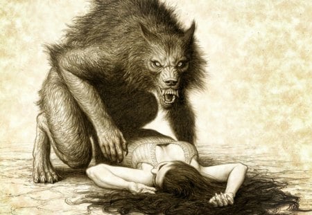 MY VICTIM - woman, victim, prey, werewolf