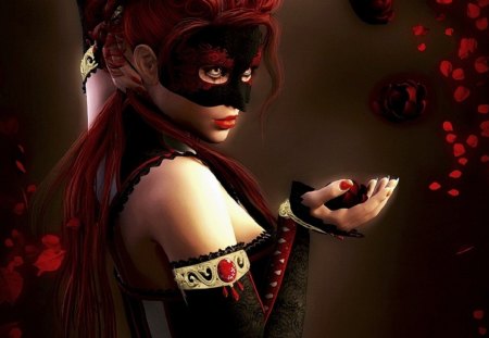 Masked Women - cg, Masked, fantasy, Women