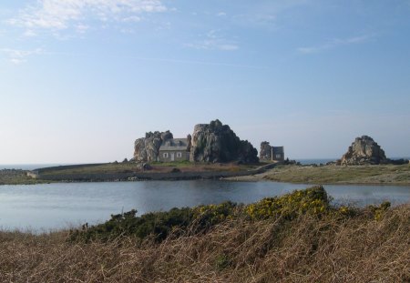 house rock - house, nature, rock, bretagne, architecture