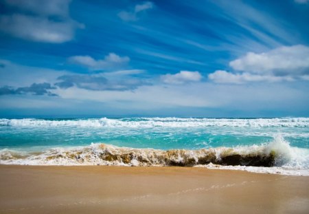 beach - nature, water, beach, sea