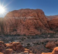 Snow canyon