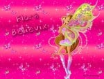 Pink,Flora,Winx,Club