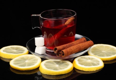 Lemon Tea - food, tea, drink, lemon