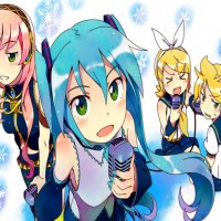 Miku, Luka, Rin And Len