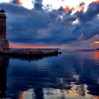 Beautiful Lighthouse Sunset