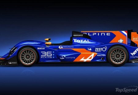 2013 Alpine N*36  - 2013, race car, alpine, blue