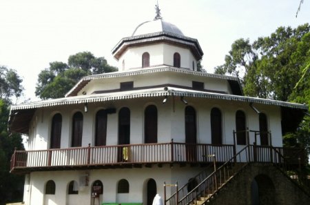 Old Church on Hilltop - church, hilltop, religion, ethiopia, old