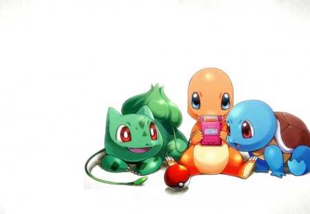 pokemon - pokemon, pikachu, anime, squirtle, bulbasaur