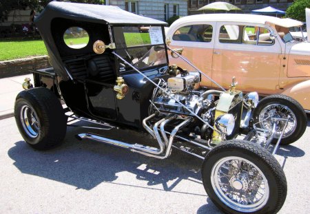 Funny Hot Rod - driving, sunshine, oldie, museum