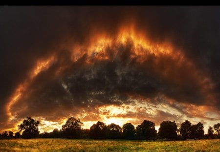 Rumble - storm, clouds, dark, sky