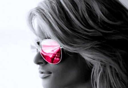 Red glasses - color, image, new, wallpaper