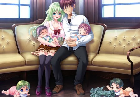 Such a beautiful family  Anime, Anime family, Anime images