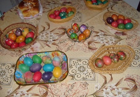 Easter - eggs, easter, photography, food, nice, colors, photo, Bulgaria