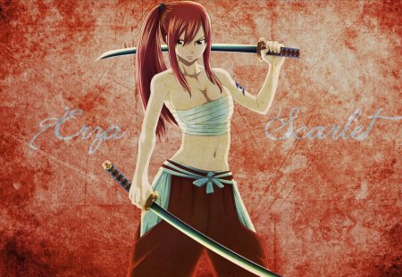 Fairy Tail - fairy tail, anime, erza, warrior