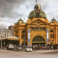 Flinders Street Train Station, Melbourne,Victoria, Australia