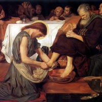 Christ washing Peter's feet