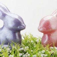 Two,Easter,Rabits,In,Spring