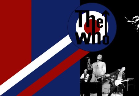 THE WHO - Photoshop, Red, Rock, Black, Guitar, Europe, Music