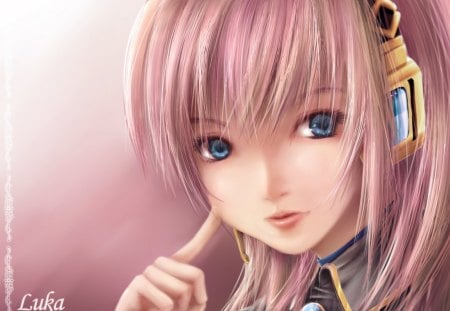 Luka - nice, realistic, beauty, close up, female, hot, anime girl, pretty, megurine luka, anime, megurine, cute, luka, sexy, girl, pink hair, long hair, lovely, cg, vocaloids, 3d, vocaloid, beautiful, sweet