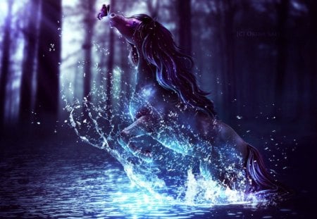 Fantasy Horse - horse, epic, fantasy horse, wallpaper, fantasy, drawing, epic wallpaper