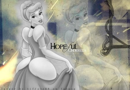 ~Hopeful Cinderella~ - animated, movie, disney princess, cinderella, fairy tale, disney, classic