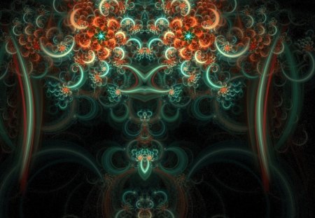 Fractal flowers - flowers, fractal