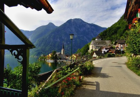 A slightly different perspective of the very famous view of this beautiful Austrian town - different, beautiful, austrian-, perspective, own, slightly, famous