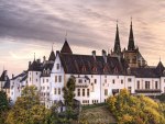 beautiful monastery on a hill top