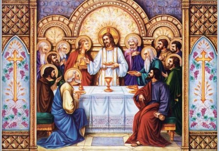 The last supper - christ, jesus, bible, gospel, god, love