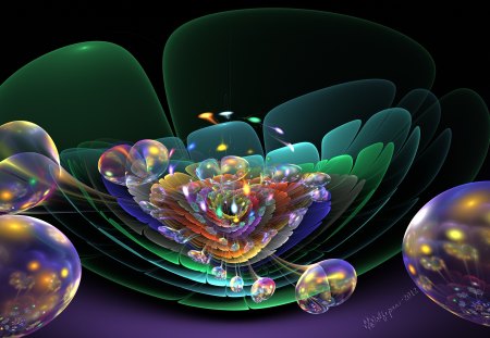 Transparent 3d Blooms 3d And Cg Abstract Background Images, Photos, Reviews