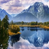 Beautiful Mountain Reflection