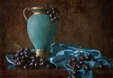 still life - style, beauty, still life, blue