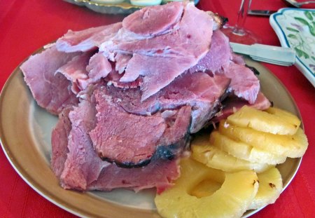 Easter Ham - easter, ham, easter dinner, Easter Ham