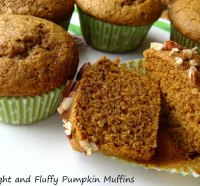 Light and Fluffy Pumpkin Banana Muffins