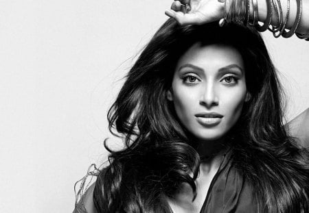 Bipasha Basu - Female, bipasha basu, jewelry, long, hair